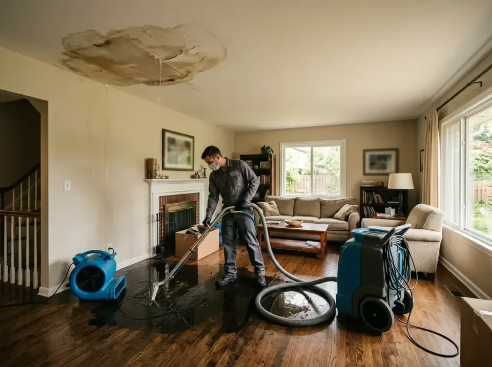 attic-pipe-burst-ceiling-drip-008 — frequently asked questions, Water Damage Restoration & Carpet Care in Postville, IA